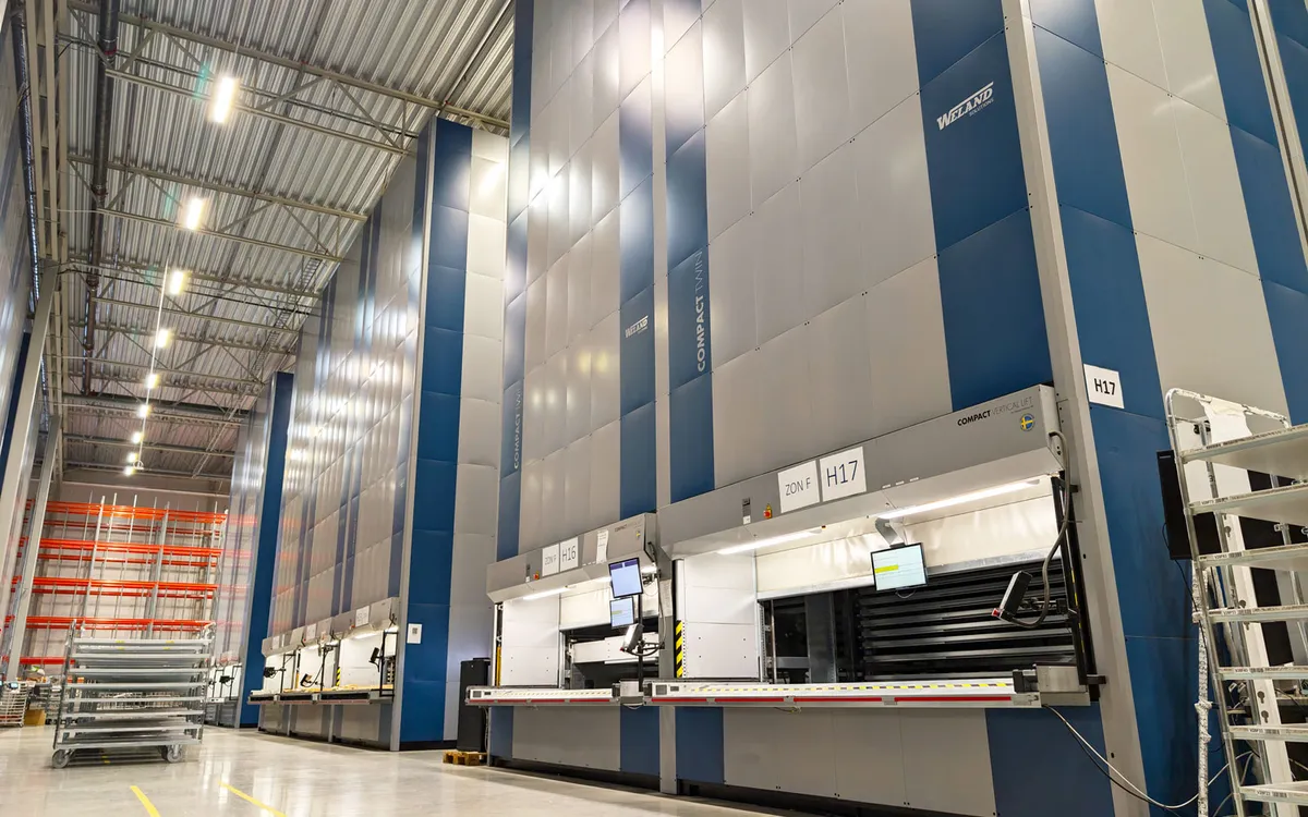 Vertical Lift Module Parts 14 units Weland Compact Twin 3660x820 Vertical Lift Modules